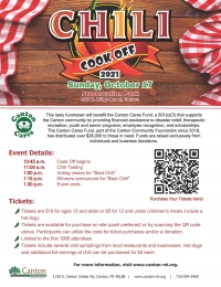Chili Cook Off for Canton Cares Fund