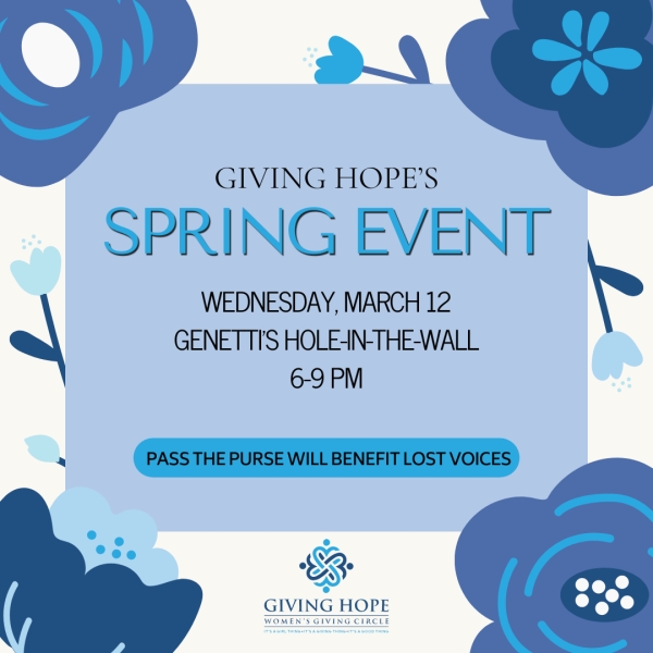 Giving Hope Spring Event at Genetti’s in Northville